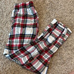 Old Navy Plaid Pajama Bottoms - Red, White, Blue